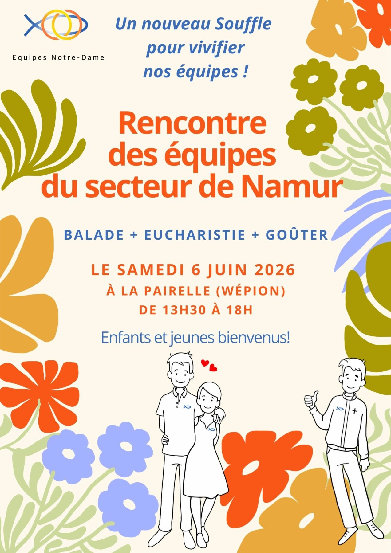 Rencontre des équipes du secteur de Namur